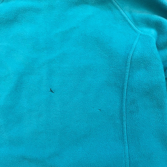 Columbia girl’s fleece approx. size XL, sea foam green. Perfect for a play coat. - Picture 6 of 10